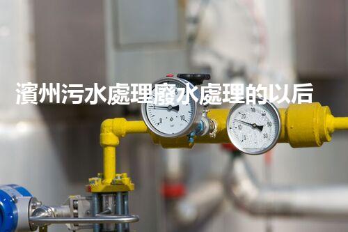 濱州污水處理廢水處理的以后之路？